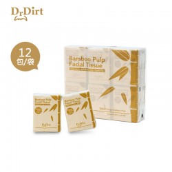 Dr.Dirt 食品級迷你竹漿4層紙手巾 ,4層6片/包,12包/袋 Dr.Dirt 食品級迷你竹漿4層紙手巾 ,4層6片/包,12包/袋